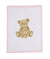 LE BEBè LBG6314 COPERTA FILO ORSI BIANCO ROSA