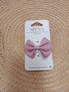 SIENA PINZA CON DOPPIO FIOCCO GROS GRAIN ROSA ANTICO