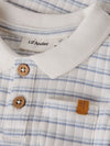 LIL ATELIER BODY COLLO POLO COCONUT MILK/DUSTY BLUE