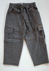 LALALU' PANTALONE PIED DE POULE BLUETTE