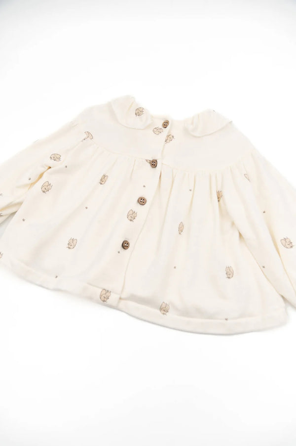 BAMBOOM Camicia con colletto ampia - PRINT SQUIRREL 344