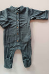 BAMBOOM TUTINA BIMBO CON PIEDI E BOTTONCINI DAVANTI MIDNIGHT BLUE