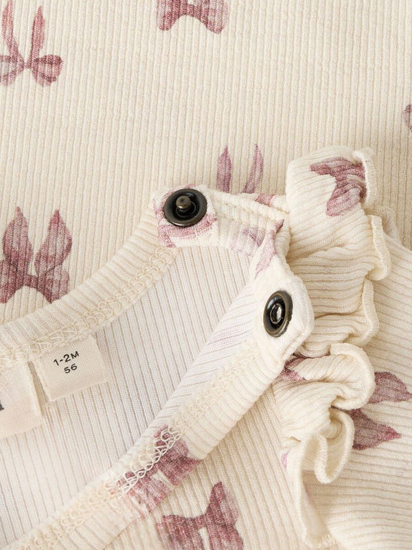 LIL ATELIER COMPLETO BODY+LEGGINGS TURTLEDOVE/BOW