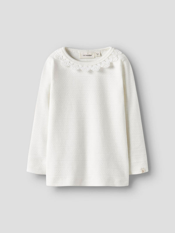 LIL ATELIER MAGLIA SLIM COCONUT MILK