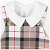 CALAMARO SALOPETTE TARTAN BEIGE +CAMICIA BIANCA