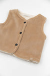 BAMBOOM Gilet smanicato reversibile - MOCHA SAND 347