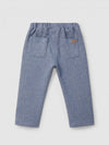 LARANJINHA Pantaloni pull-up in maglia a spina di pesce CARTA DA ZUCCHERO I5744