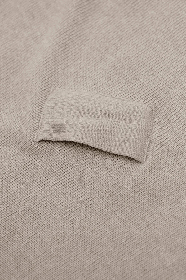 BAMBOOM Copertina Wrap 4 stagioni con Cashmere e lato teddy - STONE SAND 505