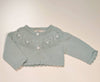 PECESA CARDIGAN CORTO FILO 100%COTONE COL. ACQUAMARINA