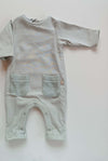 BAMBOOM TUTINA CON TASCHE TEDDY SKY GREY