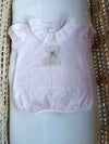 BABYGI PAGLIACCETTO ORSETTO ROSA MEZZA MANICA