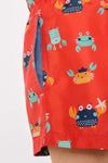 YSABEL MORA COSTUME da bagno boxer da bambino con stampa granchio 93078