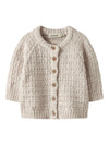 LIL ATELIER CARDIGAN A MAGLIA NOVELLE PEACH/MELANGE