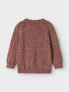 LIL ATELIER CARDIGAN HOT CHOCOLATE