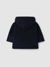 LARANJINHA GIACCA IN PILE CON CAPPUCCIO BLU I5648