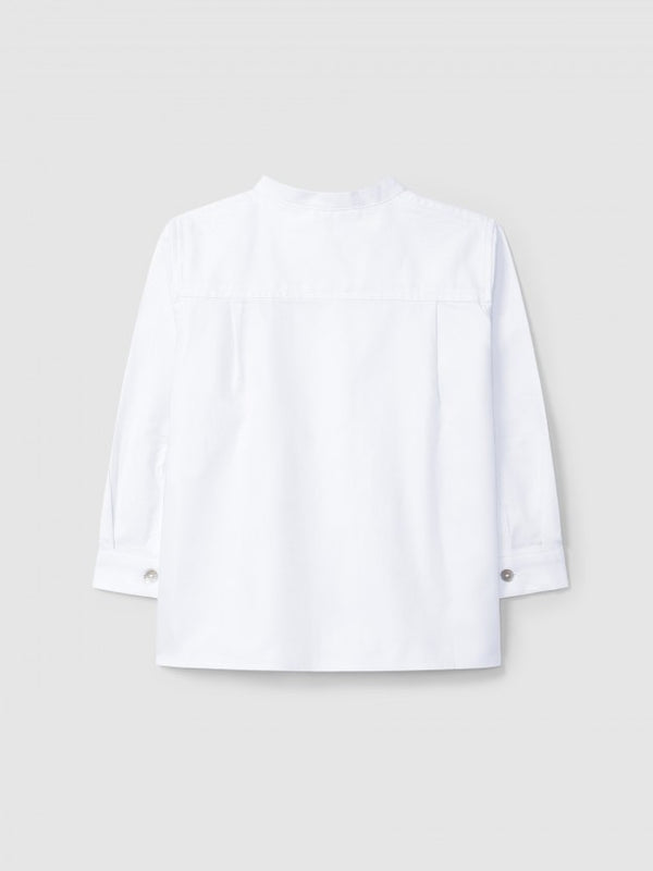 LARANJINHA CAMICIABIANCA CON COLLETTO ALLA COREANA CI523