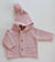 MAGLIFICIO DI VERONA CARDIGAN CON CAPPUCCIO POM POM ROSA