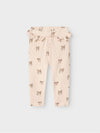 LIL ATELIER LEGGINGS SILVER PEONY/BOW