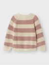 LIL ATELIER MAGLIA STRIPE TURTLEDOVE/WITHERED