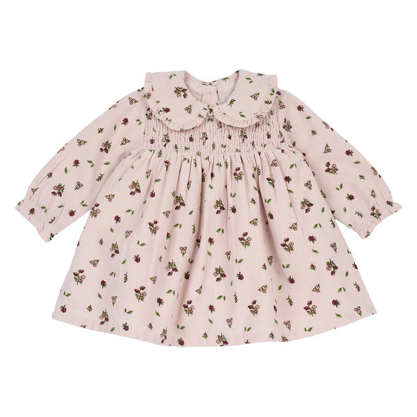 CHICCO ABITO VELLUTO ROSA FIORELLINI 103209