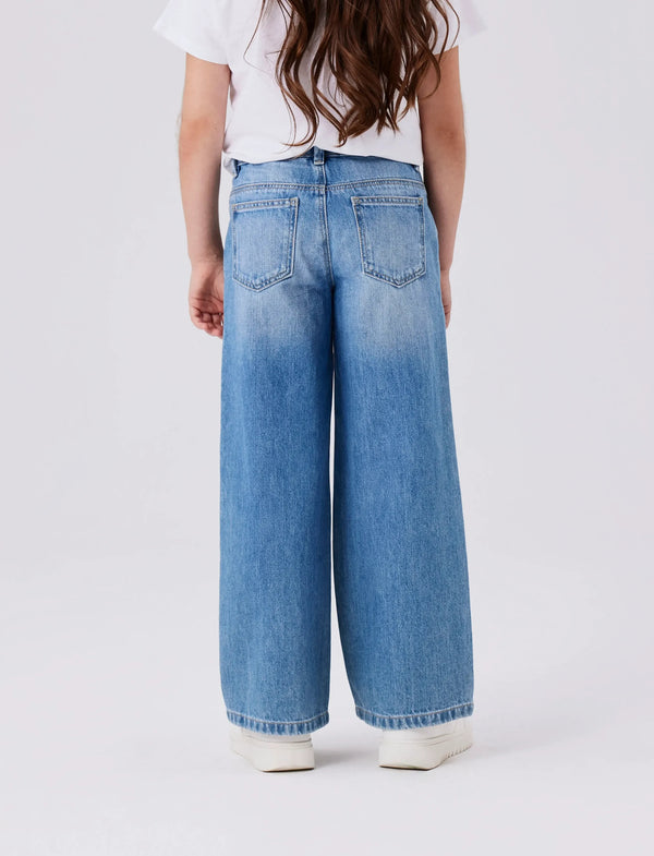 NAME IT JEANS WIDE MEDIUM BLUE DENIM