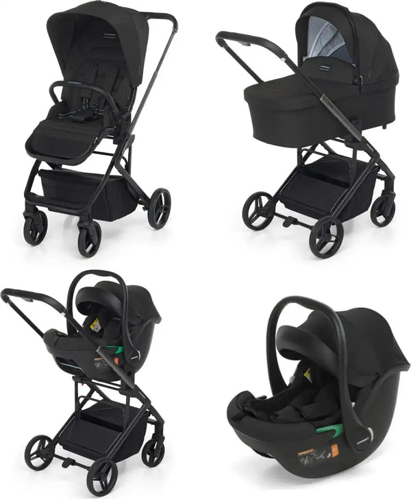 SET CAMERETTA NANAN DADINI + FOPPAPEDRETTI TRIO MODULARE TIC TOC EBONY