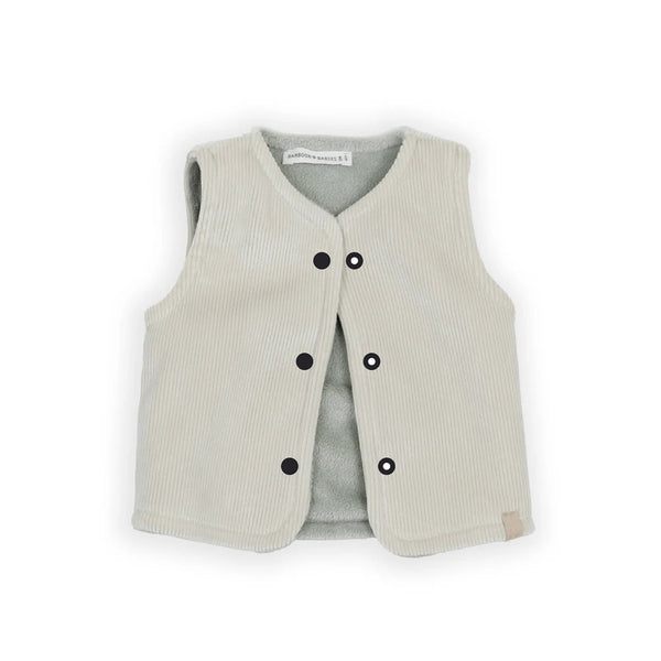 BAMBOOM Gilet smanicato reversibile - SKY GREY 352