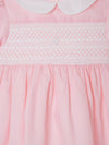 PATACHOU ABITO MEZZA MANICA PUNTO SMOCK ROSA