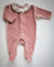 BABYGI TUTINA CINIGLIA ROSA ANTICO CON COLLO PIZZO