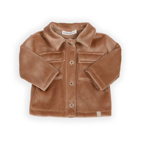 BAMBOOM Camicia Over Curderoy - TAN CAMEL 349