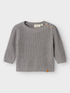 LIL ATELIER MAGLIA ULTIMATE GREY