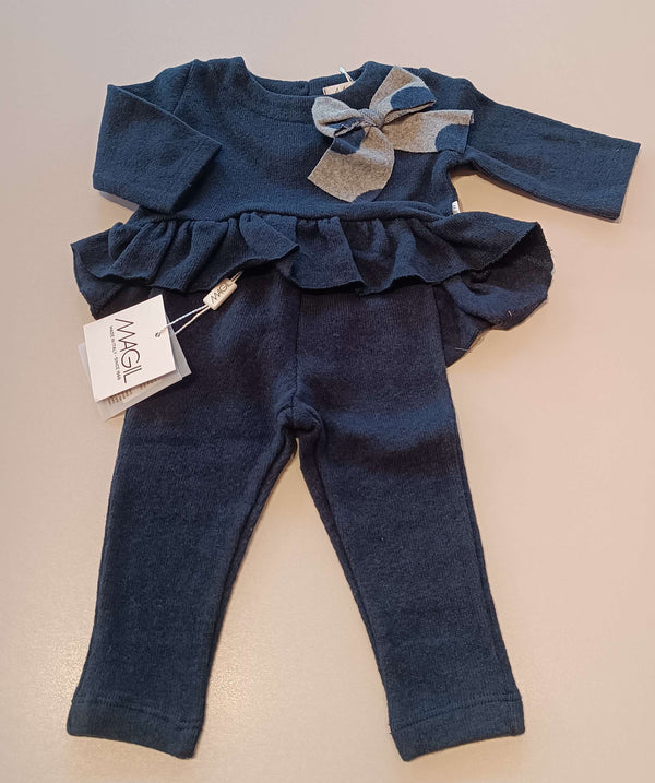 MAGIL SET LEGGINGS+ MAGLIA BLU