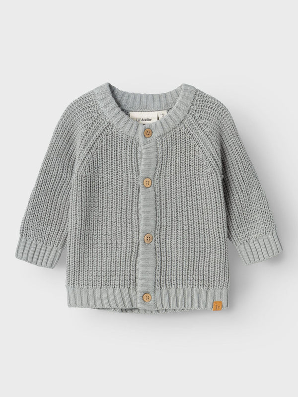 LIL ATELIER CARDIGAN limestone