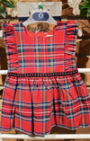 TUTTO PICCOLO SCAMICIATA TARTAN + CALZAMAGLIA ROSSA