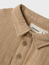 LIL ATELIER CAMICIA GIALLO SABBIA