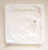 BABYGI QUADRATO BIANCO CON PIZZO 67X67 RND11