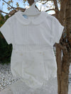 GRANLEI COMPLETO 2PZ CAMICIA E COULOTTE PANNA