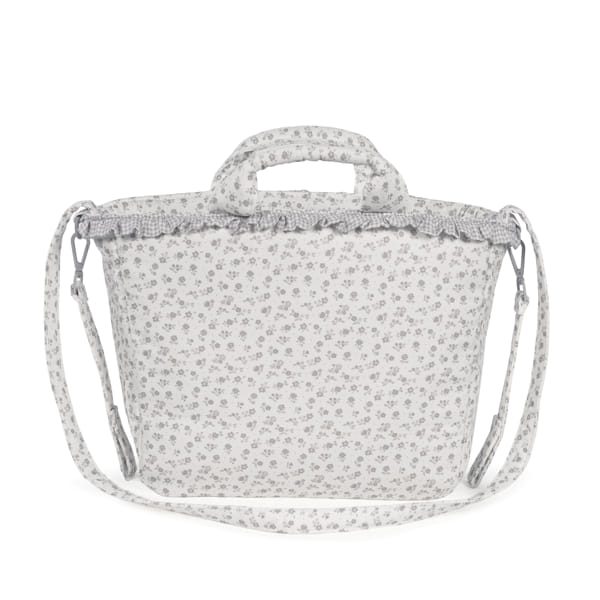 PASITO A PASITO BORSA FASCIATOIO LITTLE BLOOM FLOWERS GREY