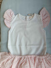 BABYGI COMPLETO VICHY ROSA BODY+CULOTTE VOLANT