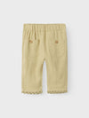 LIL ATELIER PANTALONE GIALLO SABBIA