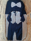 NANAN TUTINA APERTURA AVANTI BLU E GILET