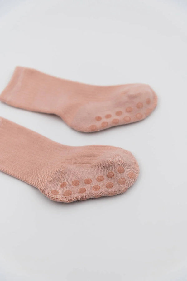 BAMBOOM 3PC in GIFT BOX Calza Antiscivolo - ROSA 04