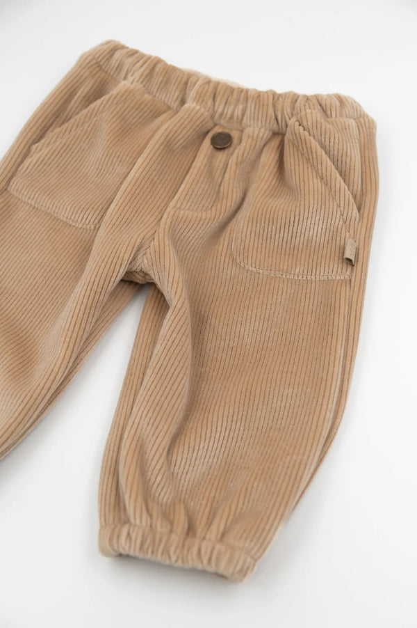 BAMBOOM Pants worker con tasche ampie - MOCHA SAND 347