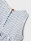 LIL ATELIER PAGLIACCETTO CON VOLANT AZZURRO