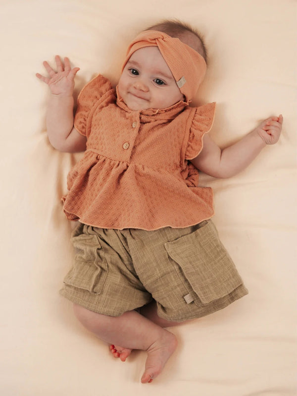 BAMBOOM CAMICIA DOTS CORAL 1103