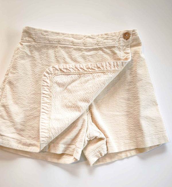 LARANJINHA Pantaloncini-pantalone in velluto a coste BEIGE I5724