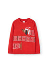 BOBOLI Maglione maglieria "cucciolo" unisex ROSSO