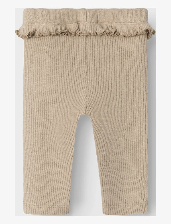 LIL ATELIER LEGGINGS TRAVERTINE /MELANGE