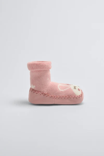 YSABEL MORA CALZINO TERMICO CON SUOLA ANTISCIVOLO ROSA