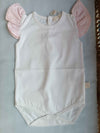 BABYGI COMPLETO VICHY ROSA BODY+CULOTTE VOLANT